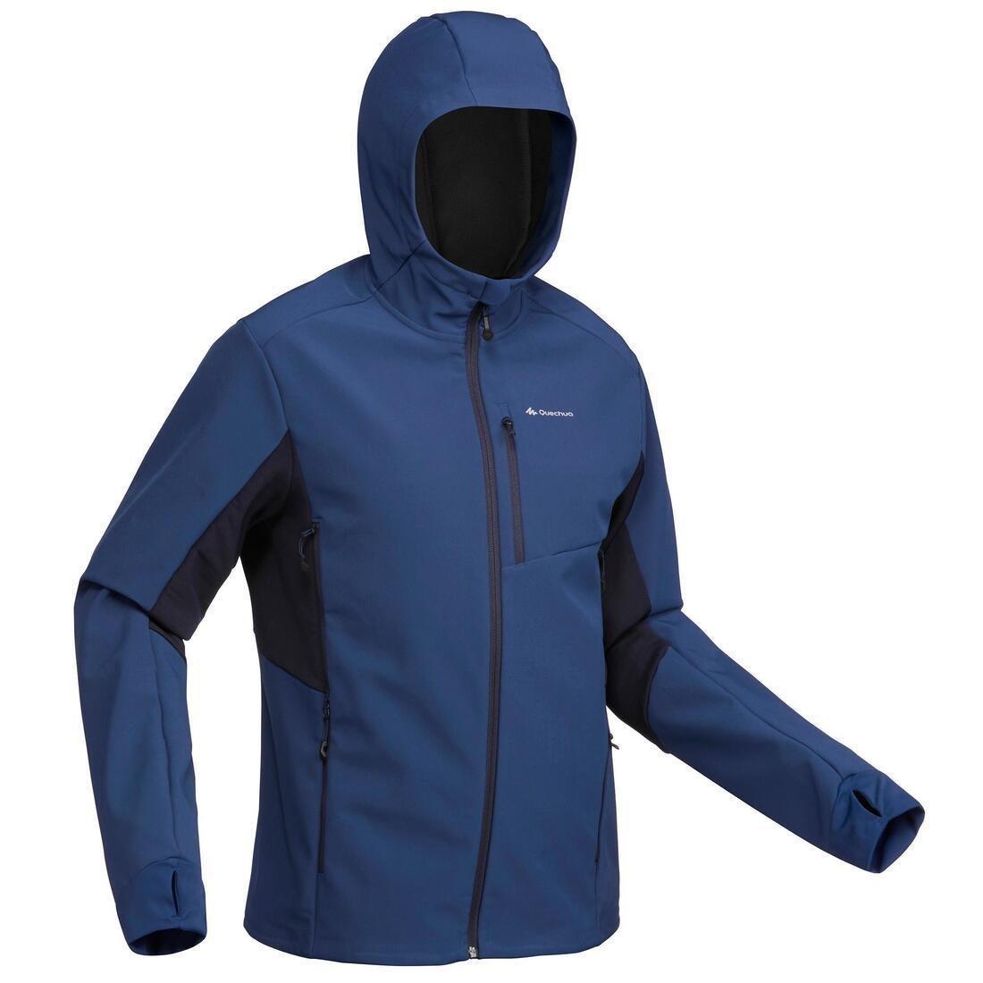 FORCLAZ - Men Softshell Windproof Jacket, Blue