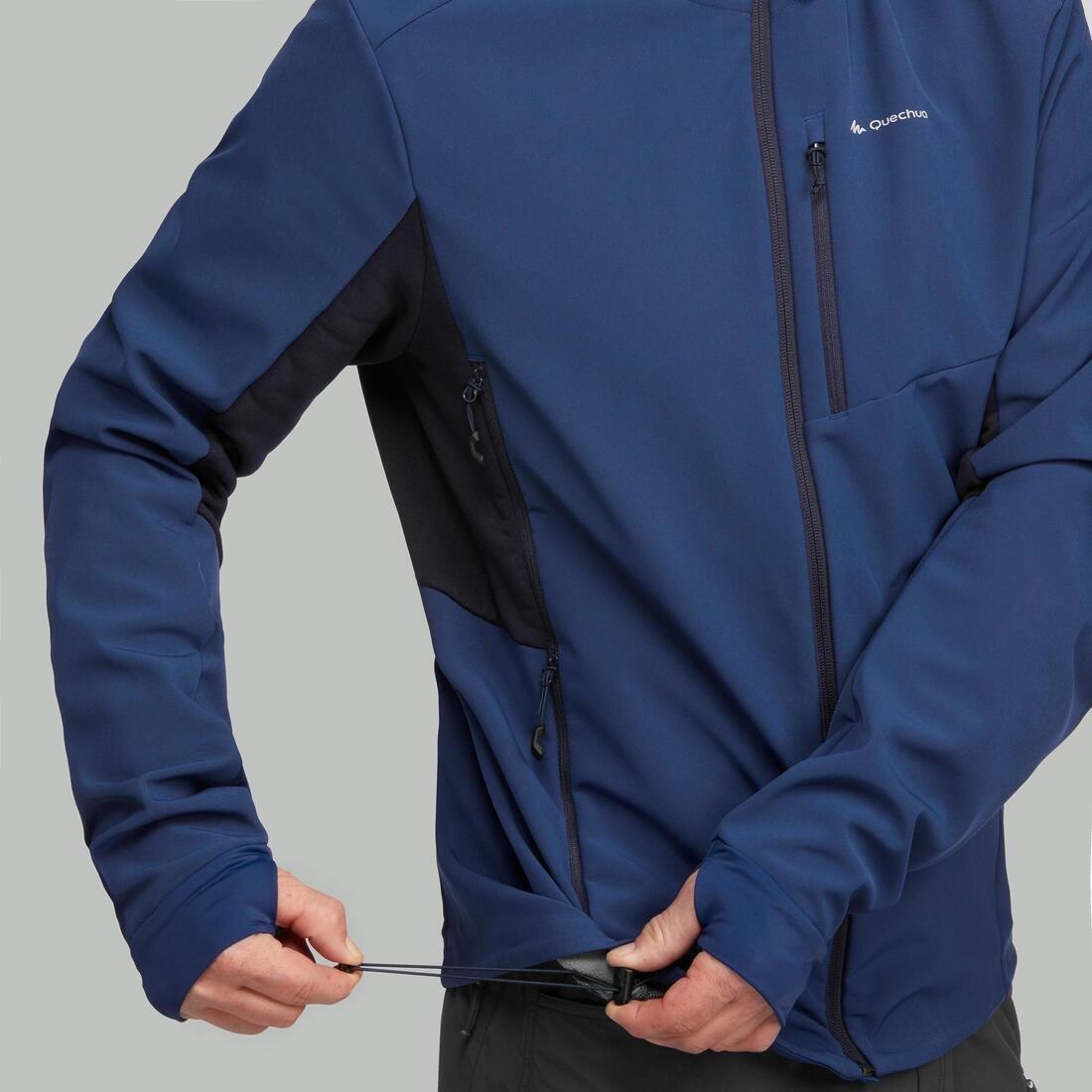 FORCLAZ - Men Softshell Windproof Jacket, Blue