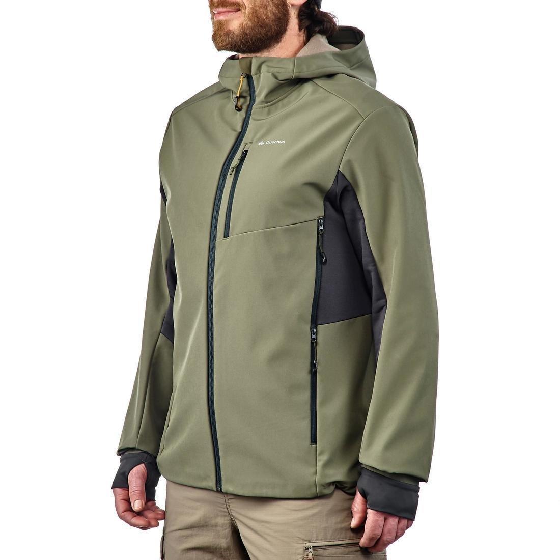 Mens Softshell Windproof Jacket, Blue, 5401_000, large image number 13