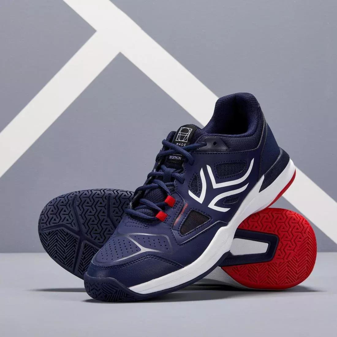 Men Multicourt Tennis Shoes - Ts500, Blue, , large image number 13