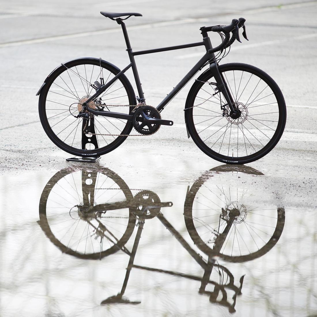 Cycle Touring Road Bike Rc500 (Disc Brake), Carbon Grey, , large image number 8