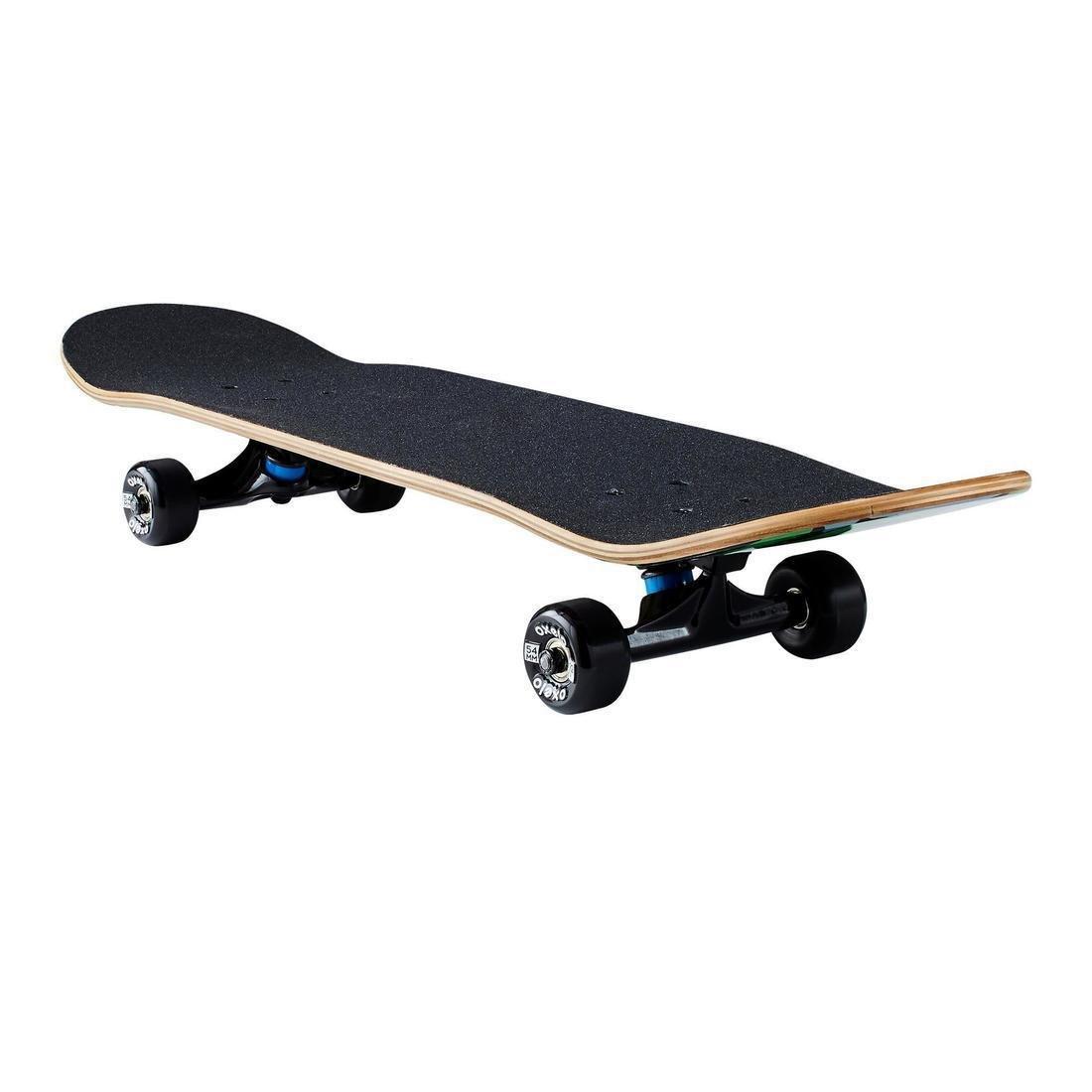 Kids' Skateboard 500 Monkey, Black, No Color, large image number 1