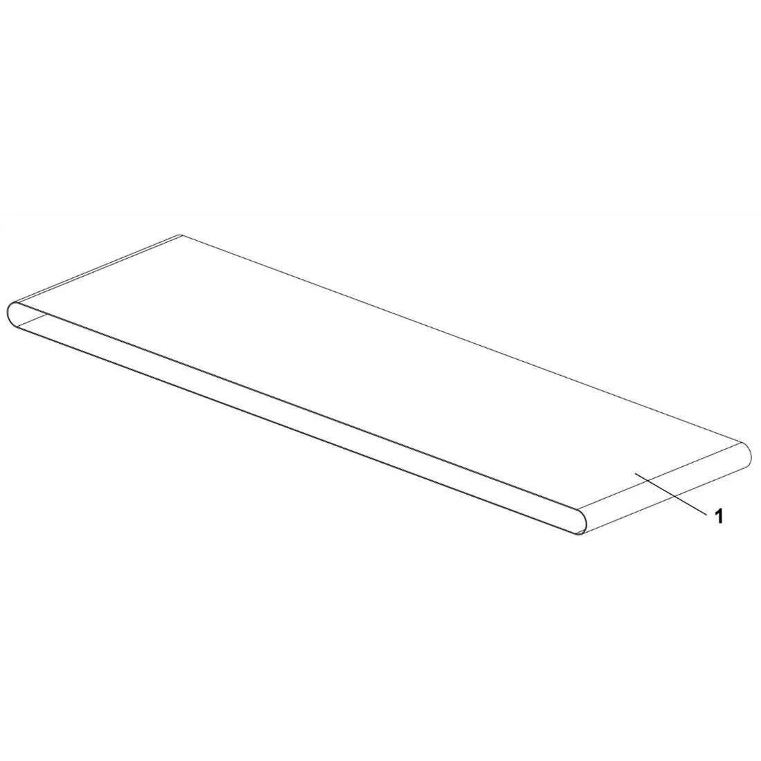 Running Belt - 2820 X 510 X 1.6Mm, Black, No Color, medium