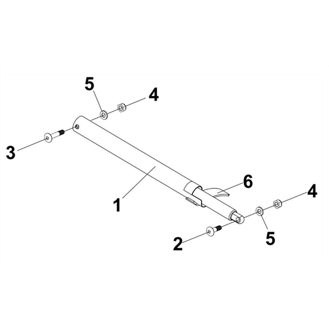 Locking Bar, No Color, large image number 1