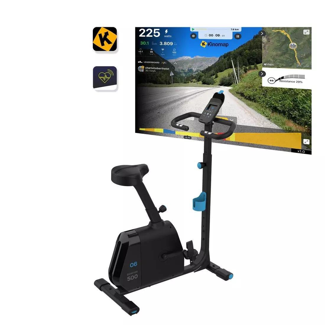 DEFAULT Self-Powered & Connected Exercise Bike EB 500, No Color, large image number 0