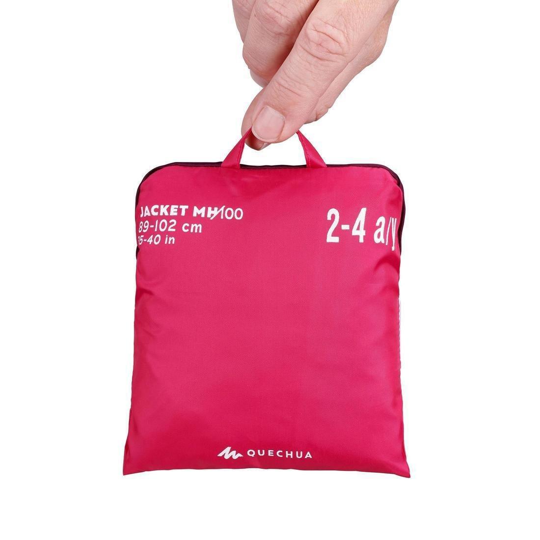 Kids Unisex Waterproof Poncho, Navy, No Color, large image number 10