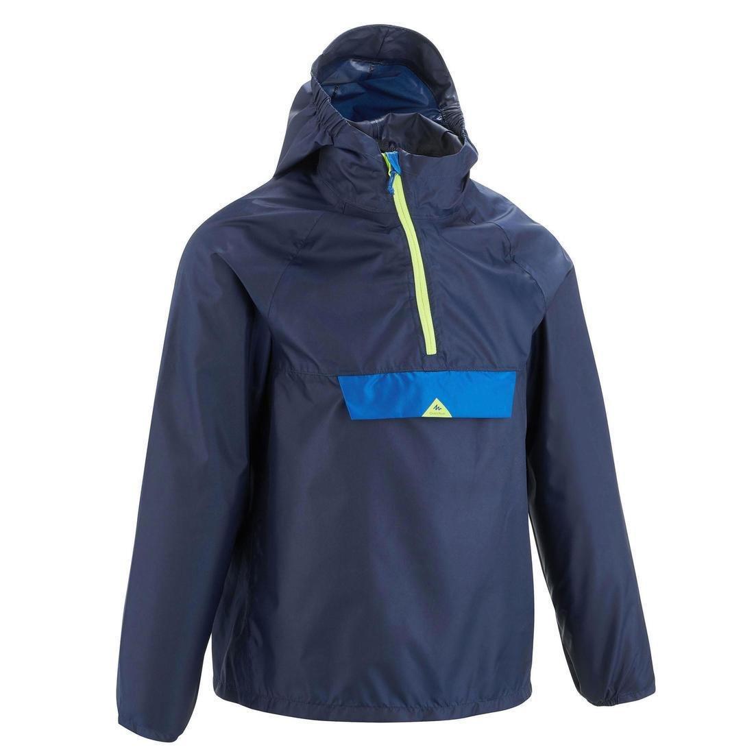 QUECHUA - Child's Waterproof Walking Jacket, Navy