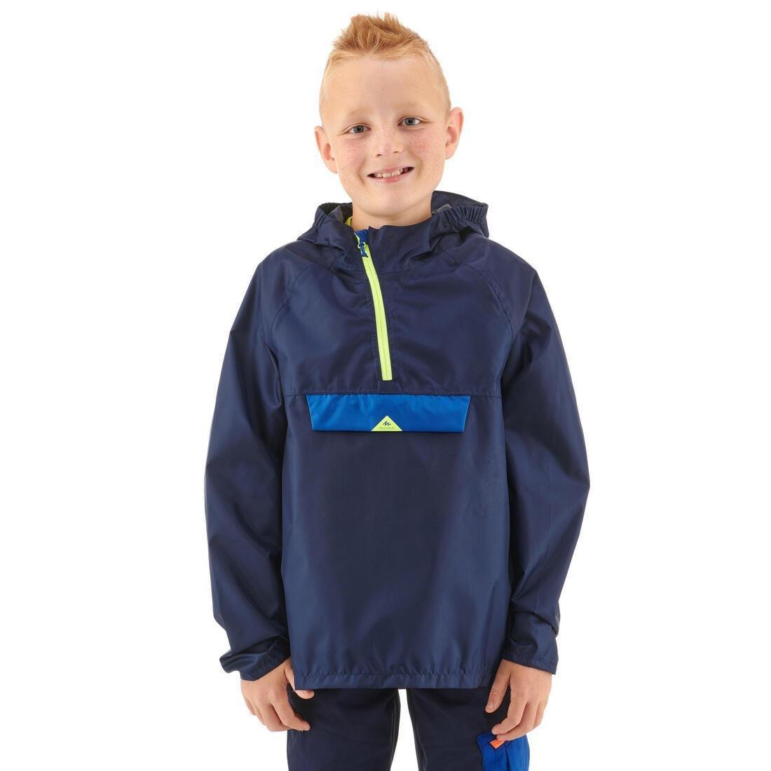 QUECHUA - Child's Waterproof Walking Jacket, Navy