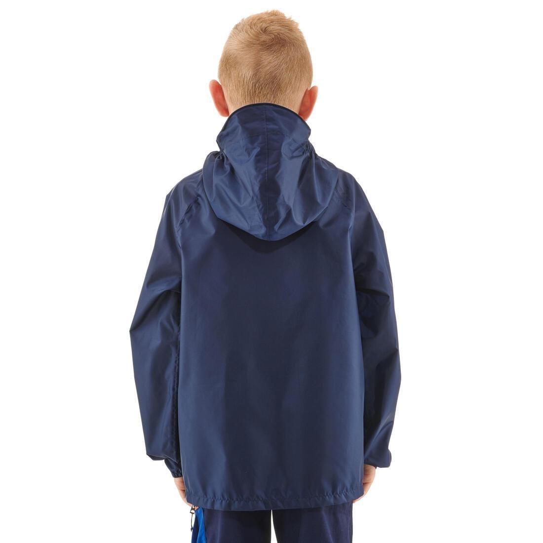 QUECHUA - Child's Waterproof Walking Jacket, Navy