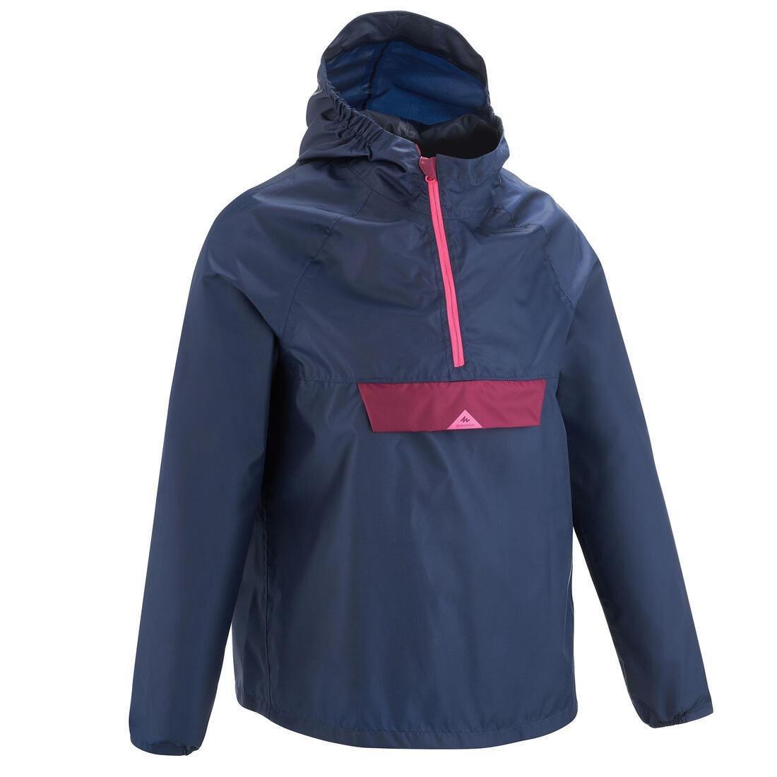 QUECHUA - Child's Waterproof Walking Jacket, Navy