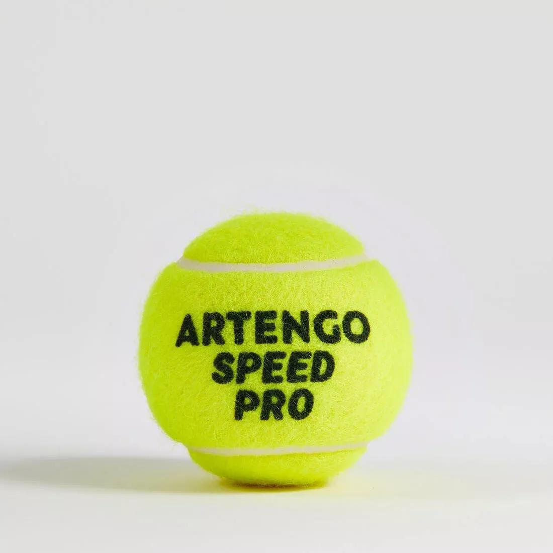 FLUO NEON YELLOW Tennis Ball TB Speed Pro 3-Pack - Yellow, No Color, large image number 1
