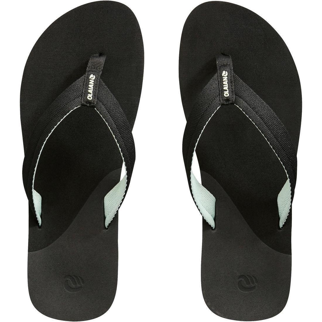 OLAIAN - Women's Flip-Flops 550 - Frozen, Black