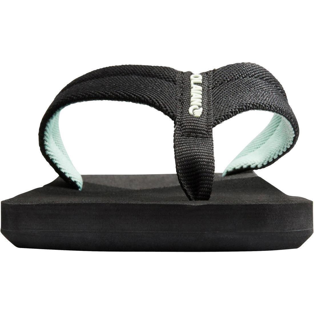 Women's Flip-Flops 550 - Frozen, Black, No Color, large image number 4