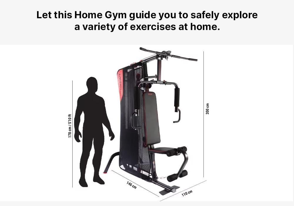 Weight Training Compact Home Gym, No Color, large image number 18