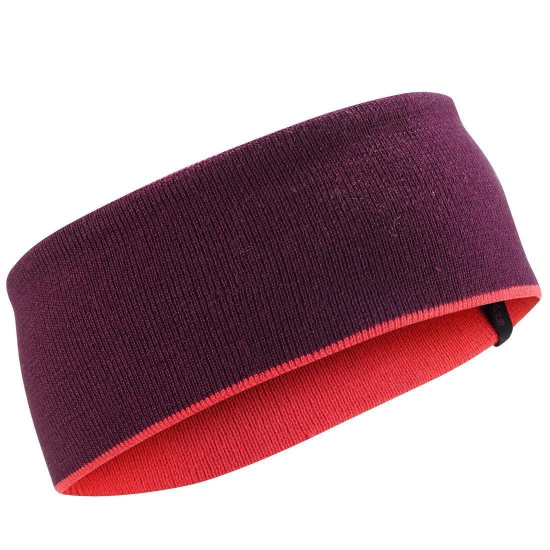 Adult Reverse Skiing Headband, Black Grey, No Color, large image number 1