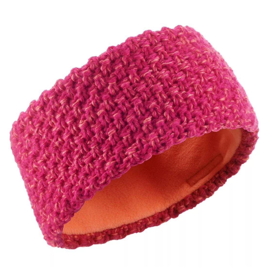 KID'S SKIING HEADBAND - TIMELESS, fuchsia pink, , large image number 1