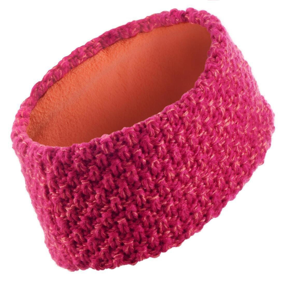 KID'S SKIING HEADBAND - TIMELESS, fuchsia pink, , large image number 4
