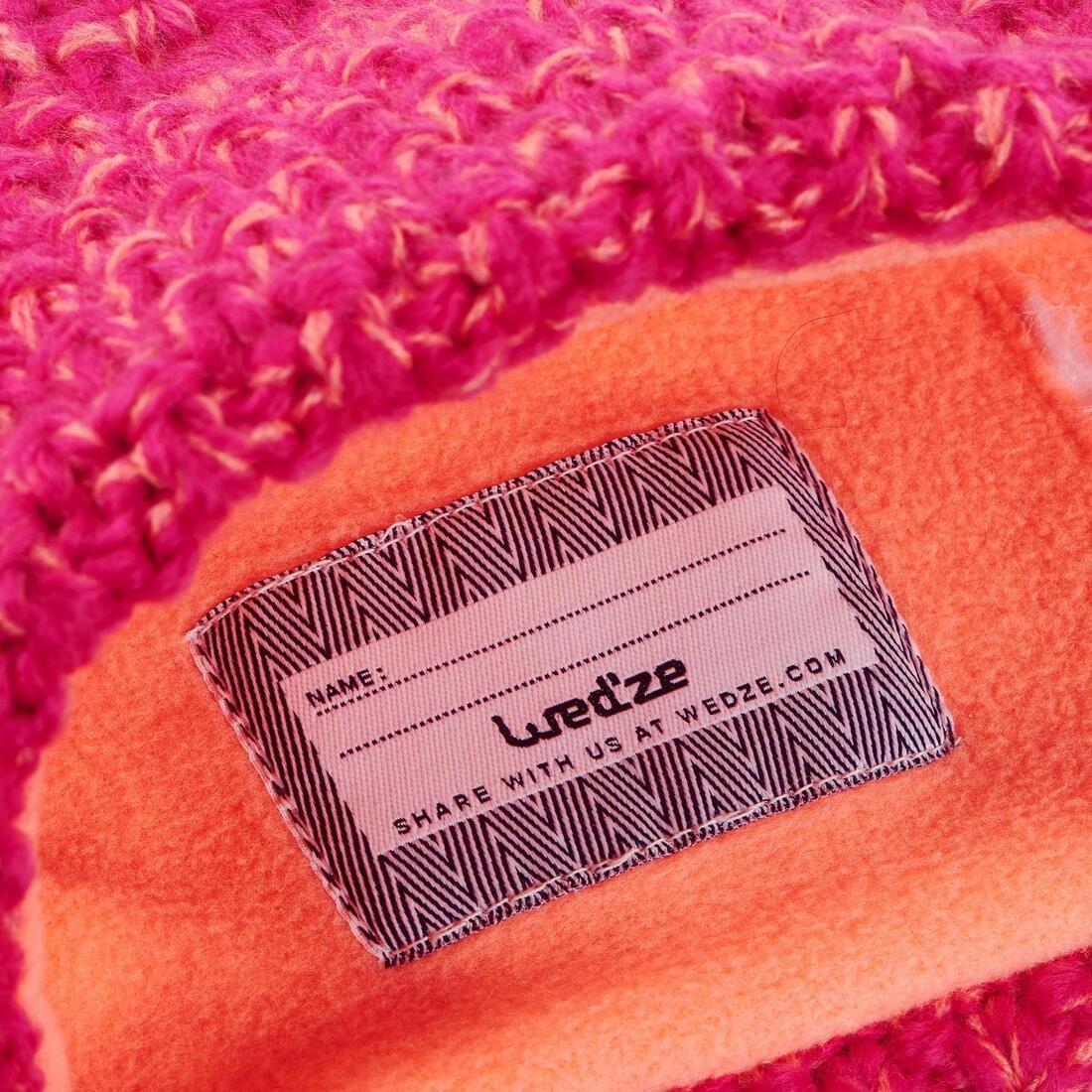 KID'S SKIING HEADBAND - TIMELESS, fuchsia pink, , large image number 6