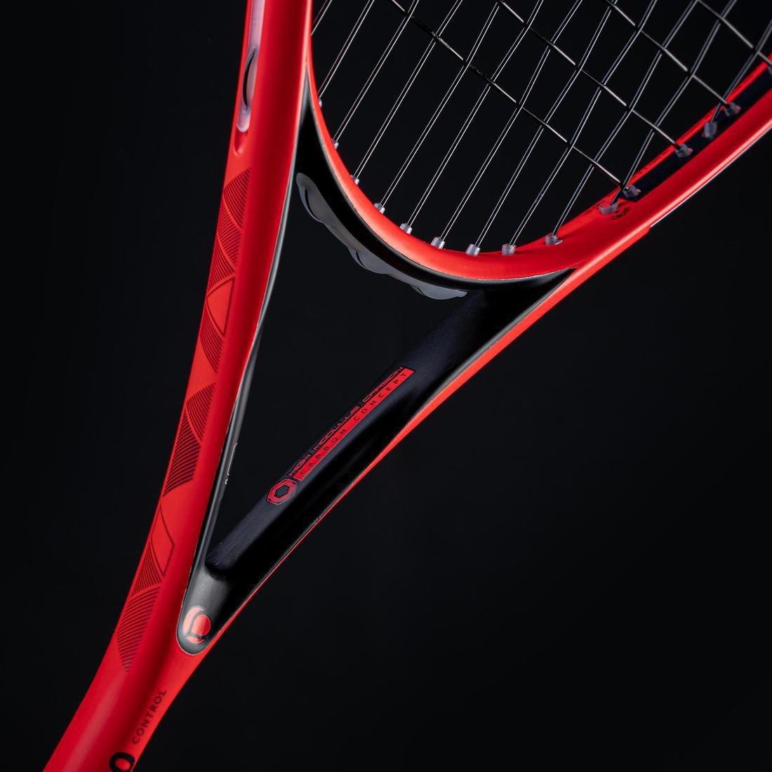 SR 590 Control Squash Racket, Fluo Peach, No Color, large image number 3
