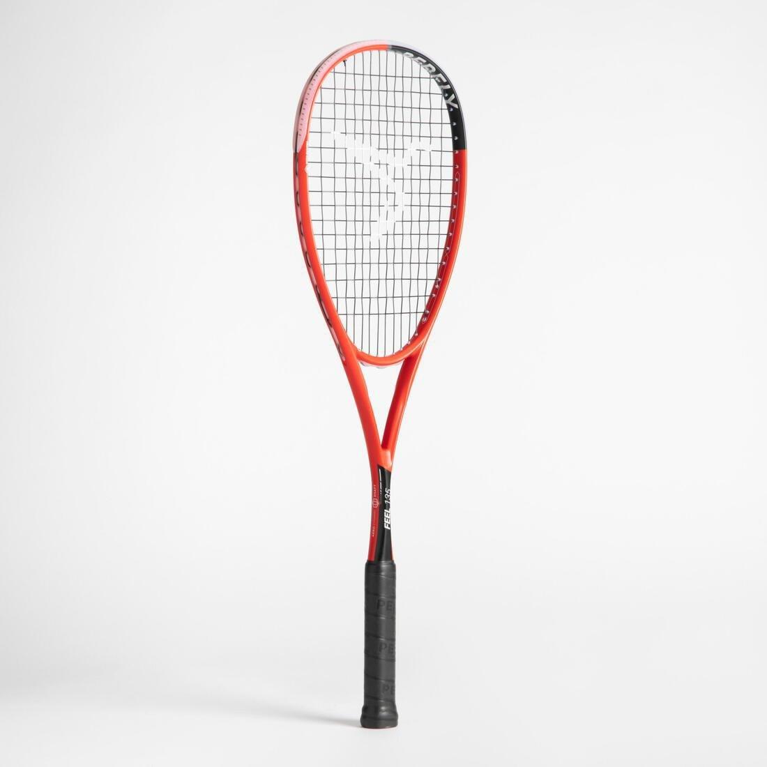 SR 590 Control Squash Racket, Fluo Peach, No Color, large image number 12