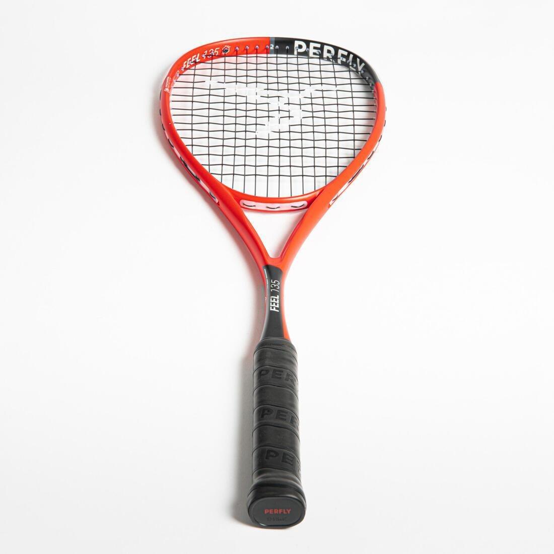 SR 590 Control Squash Racket, Fluo Peach, No Color, large image number 14