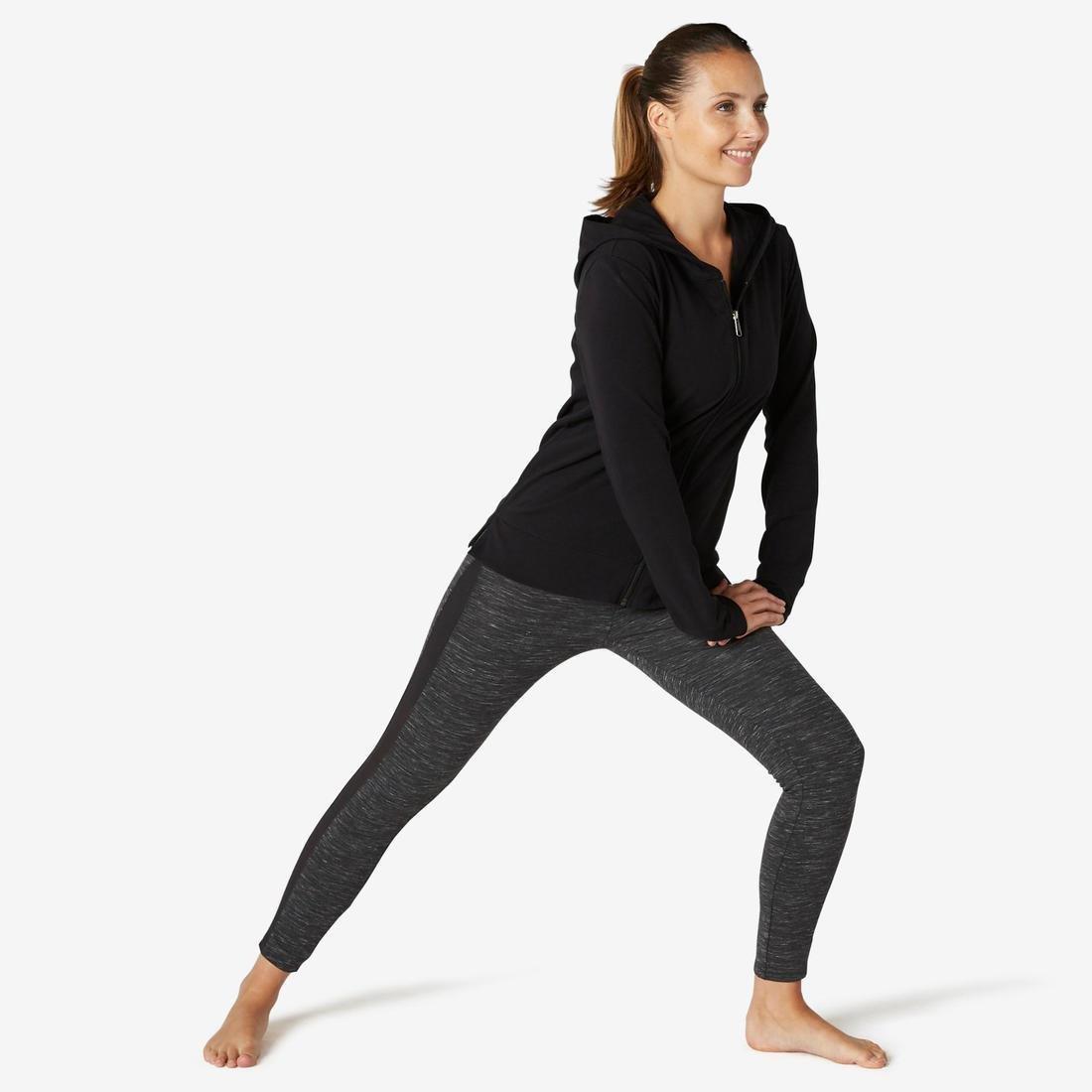 Zippe Fitness Hoodie, Black, No Color, large image number 1