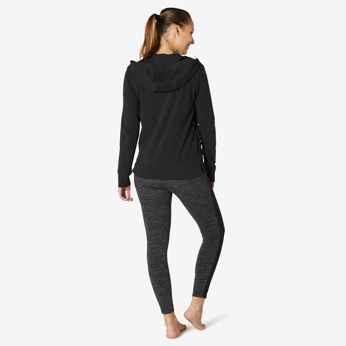 Zippe Fitness Hoodie, Black, No Color, large image number 3