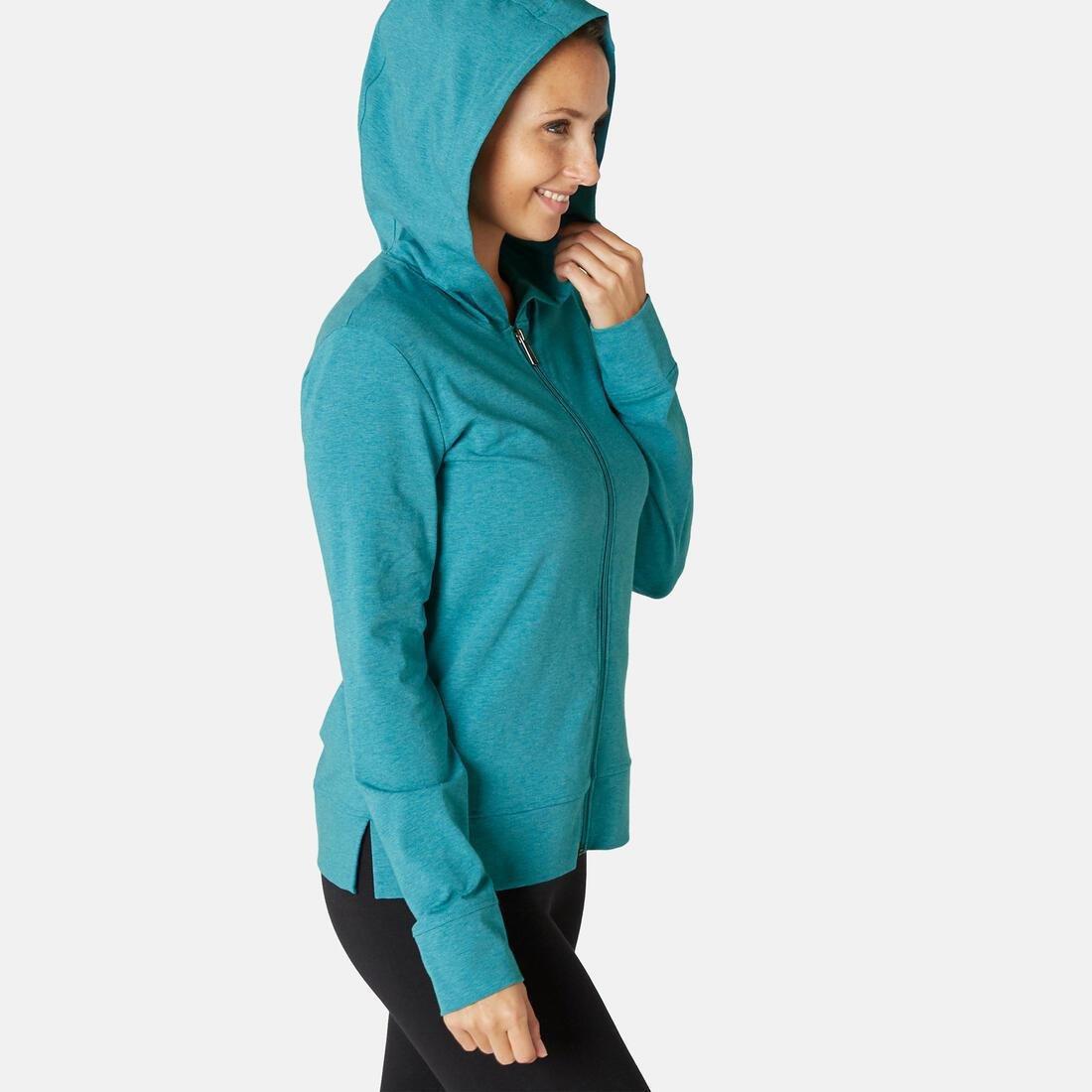 Zippe Fitness Hoodie, Black, No Color, large image number 7