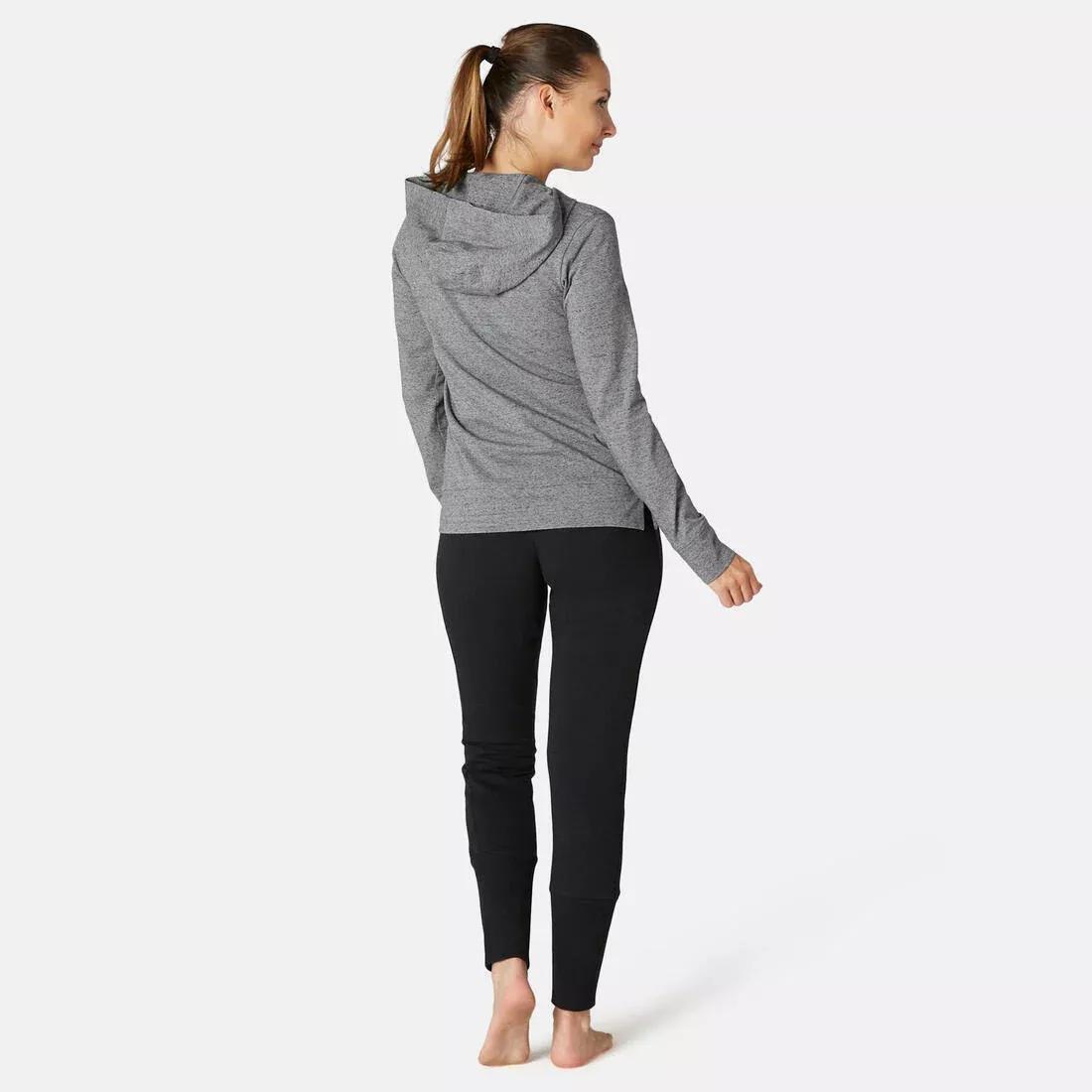 Zippe Fitness Hoodie, Grey, , large image number 6