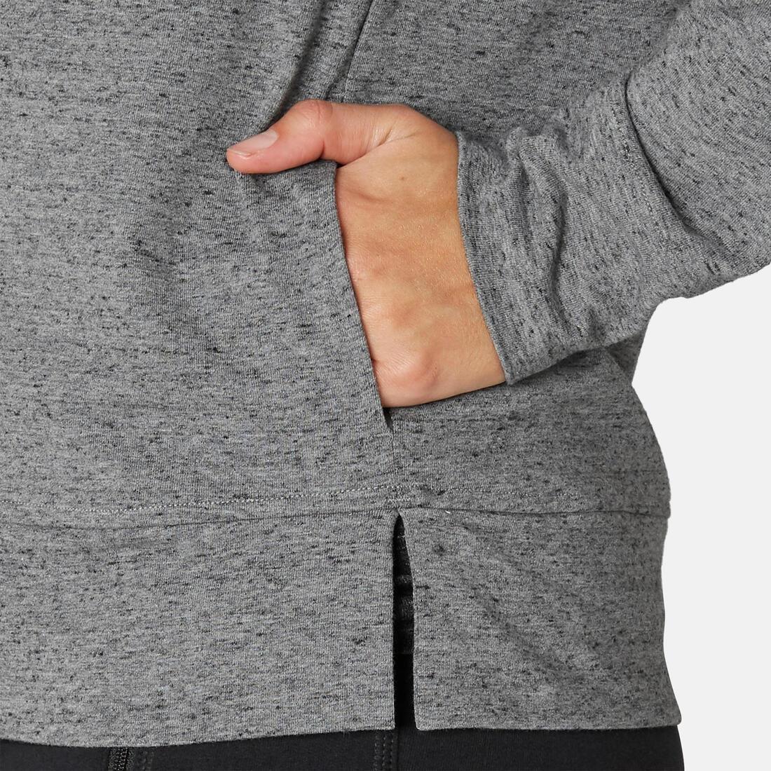 Zippe Fitness Hoodie, Grey, , large image number 7