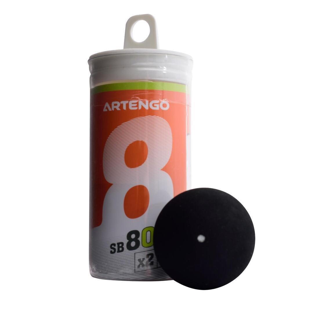 SB 590 Squash Ball Twin-Pack White Dot, No Color, large image number 4
