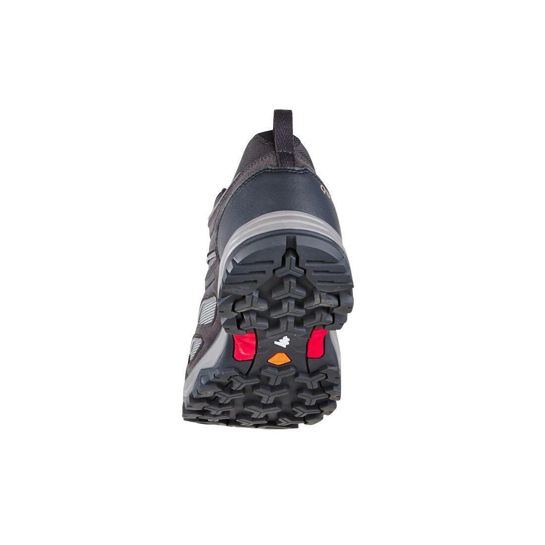 Mens Waterproof Walking Shoes, Carbon Grey, , large image number 12