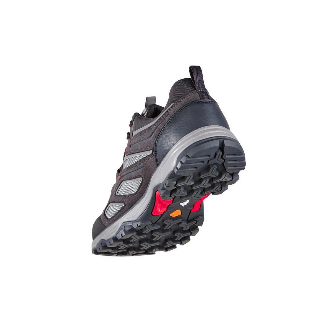 Mens Waterproof Walking Shoes, Carbon Grey, , large image number 13