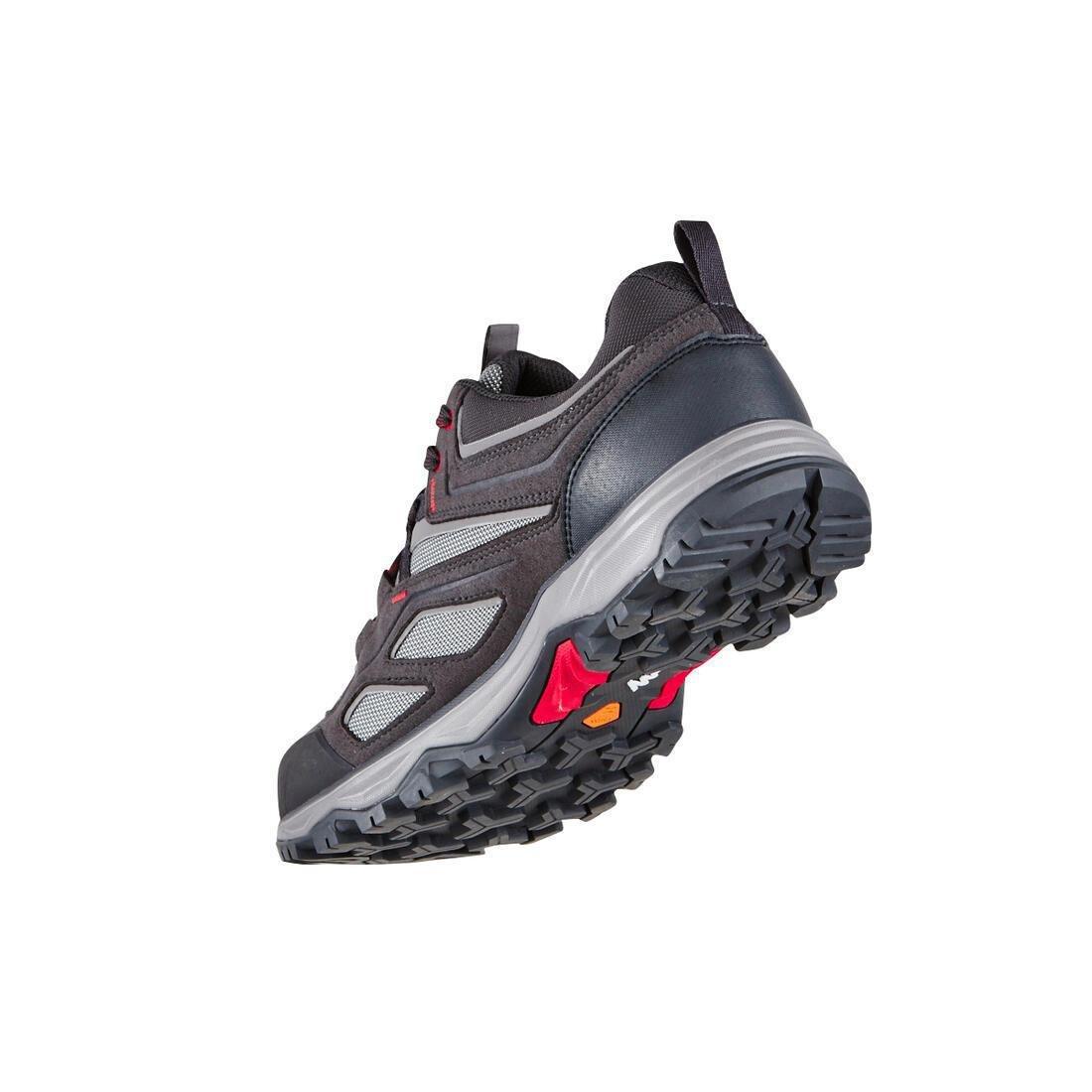 Mens Waterproof Walking Shoes, Carbon Grey, , large image number 14