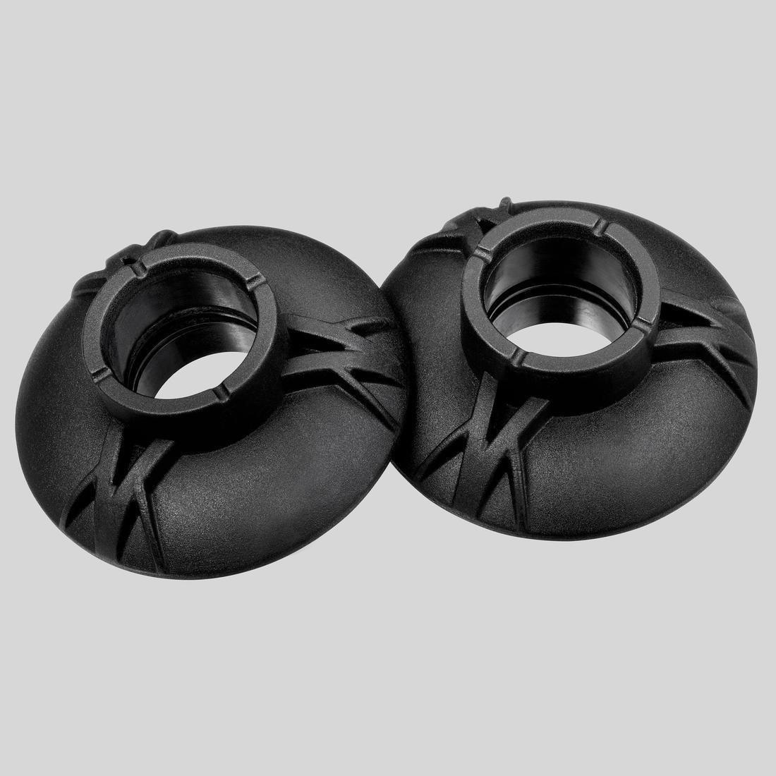 Set Of Two Summer Baskets For Hiking Poles, Black, No Color, large image number 2