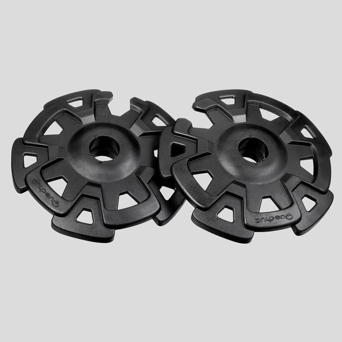 Set of Two Winter Baskets for Hiking Poles, Black, No Color, large image number 2