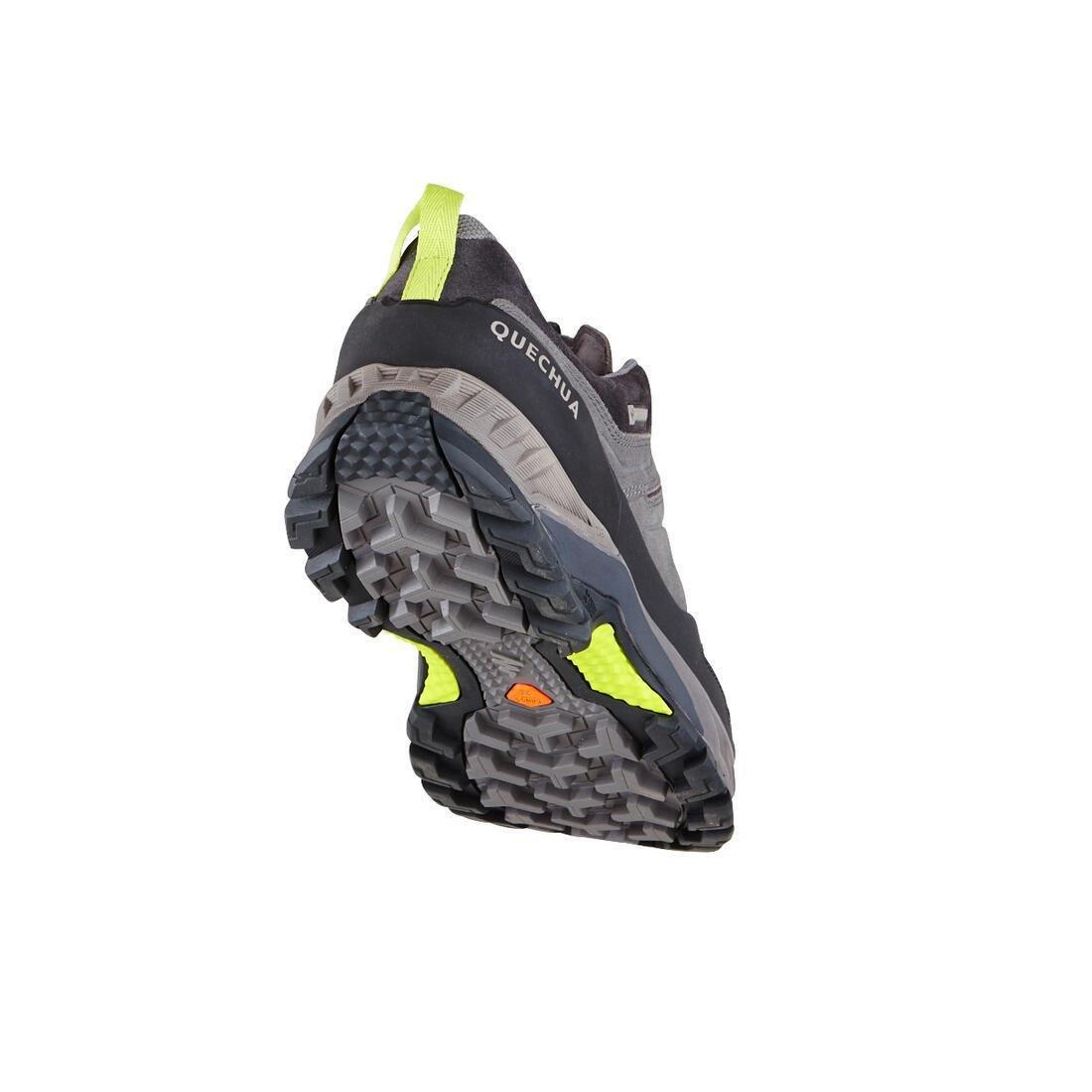 QUECHUA - Mens Waterproof Walking Shoes, Granite