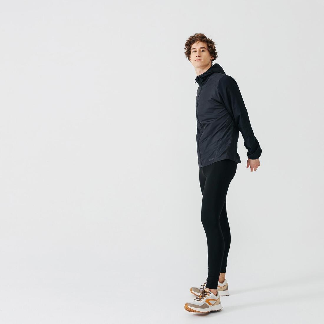 Run WindMens Rnning Windproof Jacket, Fluo Lime Yellow, No Color, large image number 3