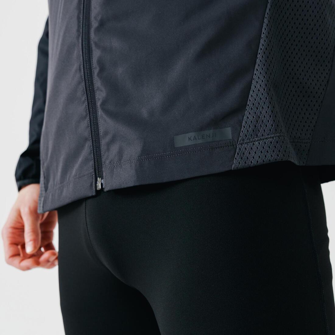 Run WindMens Rnning Windproof Jacket, Fluo Lime Yellow, No Color, large image number 5