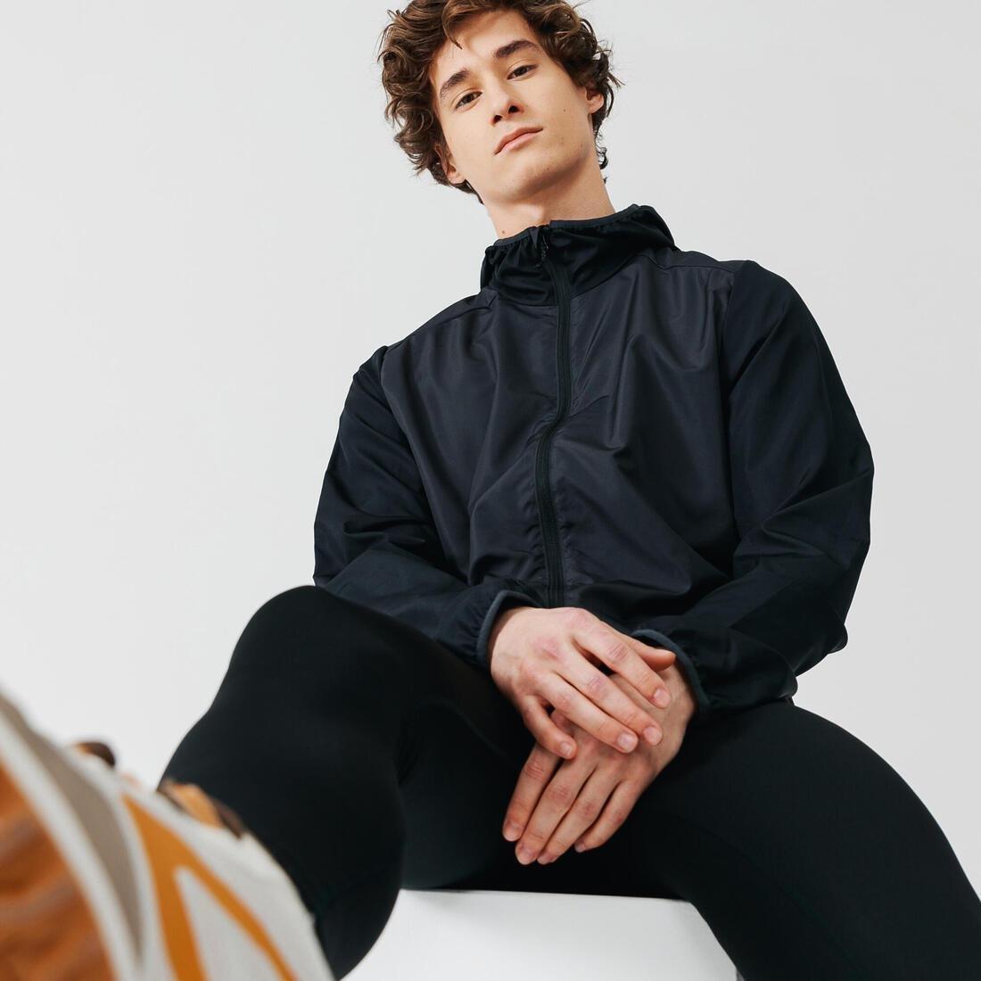 Run WindMens Rnning Windproof Jacket, Fluo Lime Yellow, No Color, large image number 6