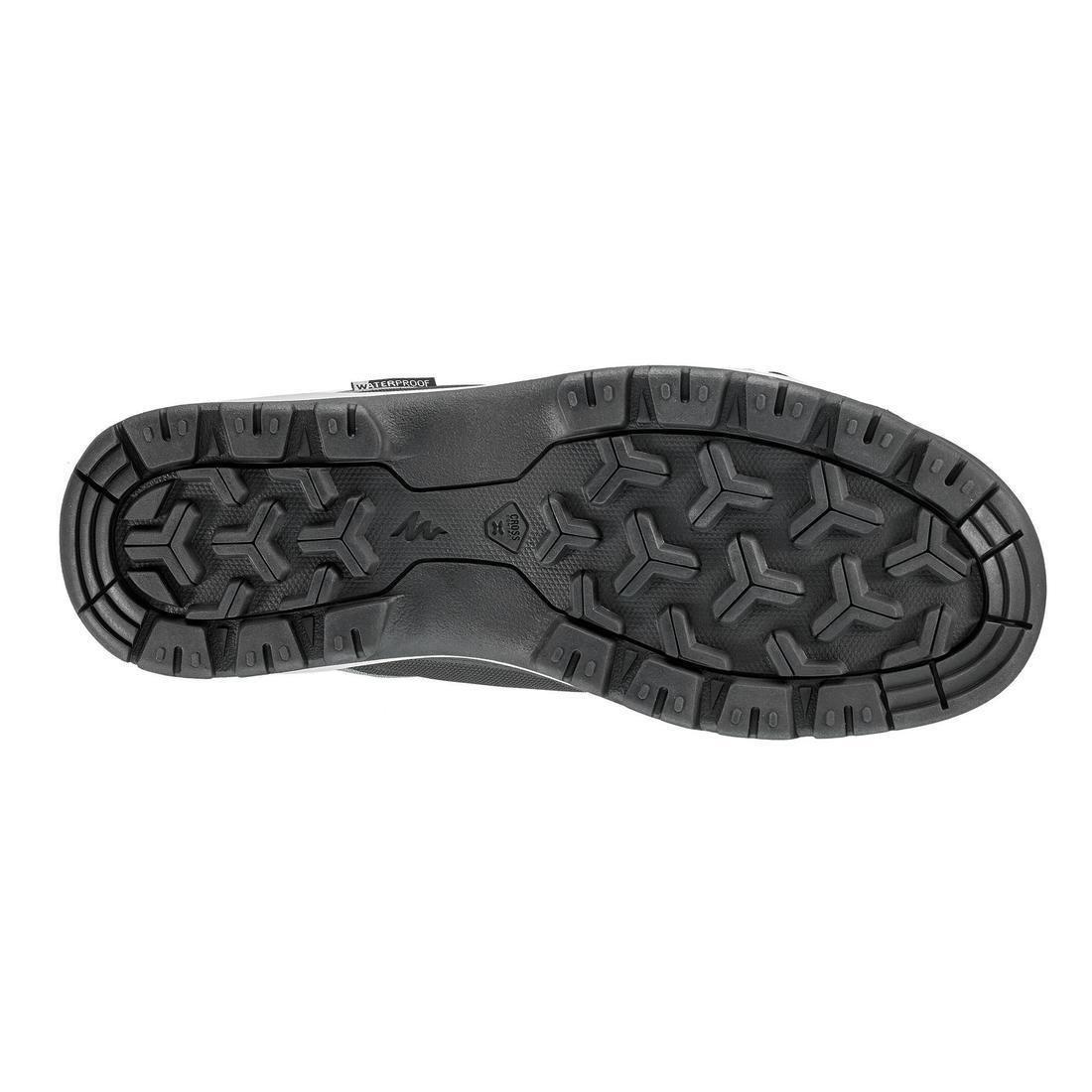 Womens Waterproof Off-Road Hiking Shoes Nh150 Wp, Carbon Grey, , large image number 5