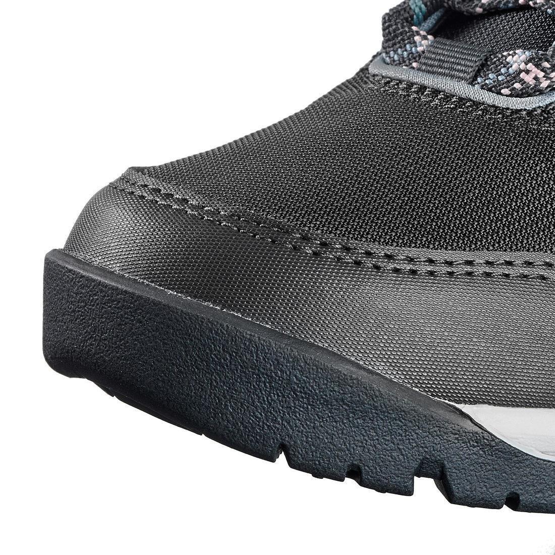 Womens Waterproof Off-Road Hiking Shoes Nh150 Wp, Carbon Grey, , large image number 8