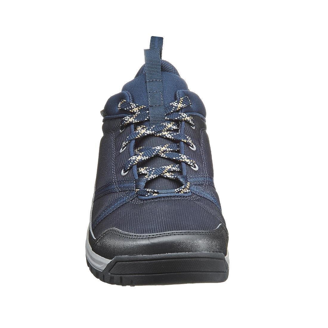 Waterproof Country Walking Shoes Nh150 WpMenswear, Asphalt Blue, , large image number 5