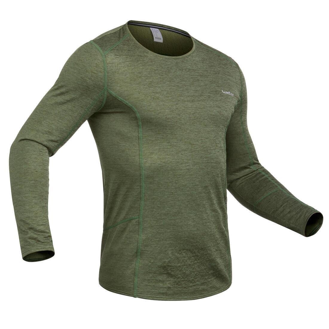 500Mens Ski Base Layer Top, Charcoal Grey, No Color, large image number 6