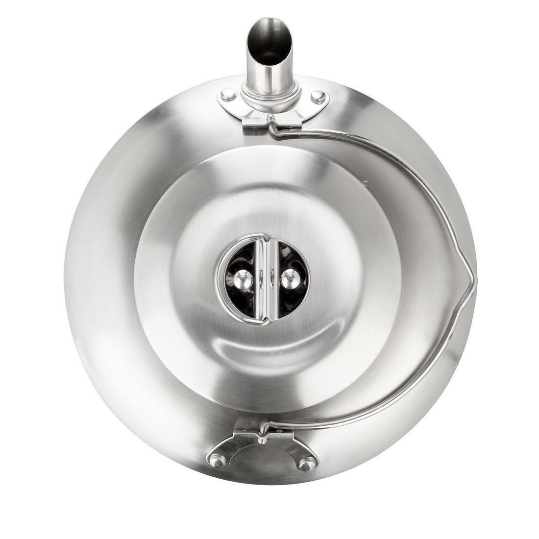 Stainless Steel Camping Kettle, Grey, No Color, large image number 4