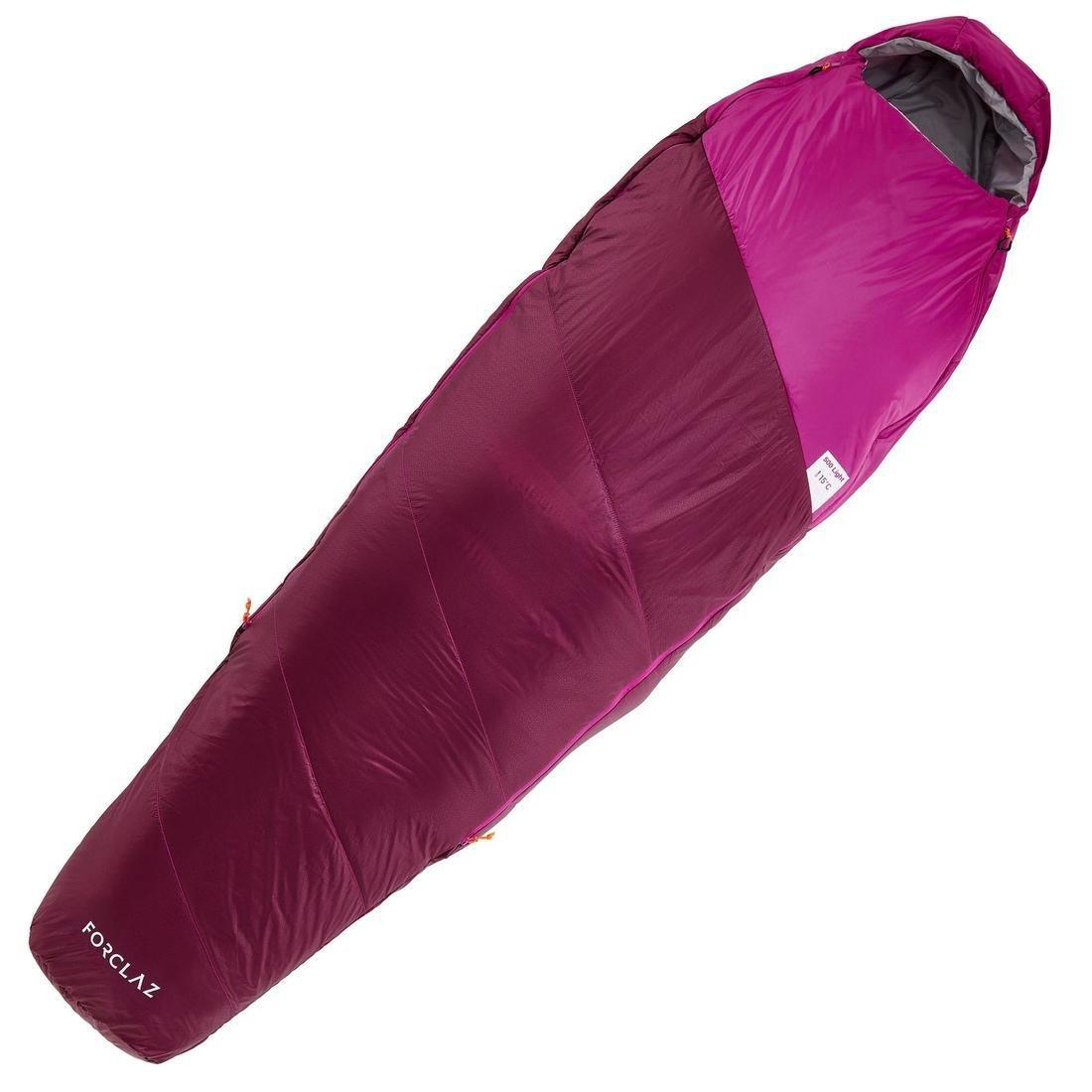 Trek500 Trekking Feather Sleeping Bag, Alpine Green, No Color, large image number 14