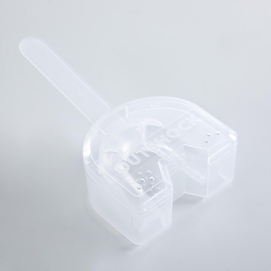 AZURE BLUE Kids' Boxing and Martial Arts Mouthguard - Clear, No Color, large image number 1