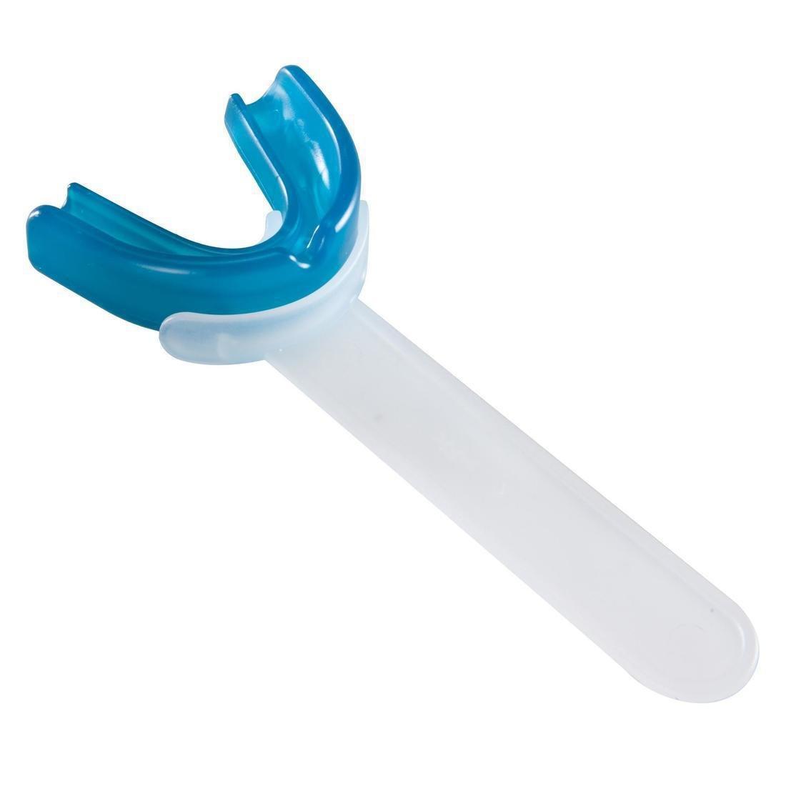 AZURE BLUE Kids' Boxing and Martial Arts Mouthguard - Clear, No Color, large image number 9
