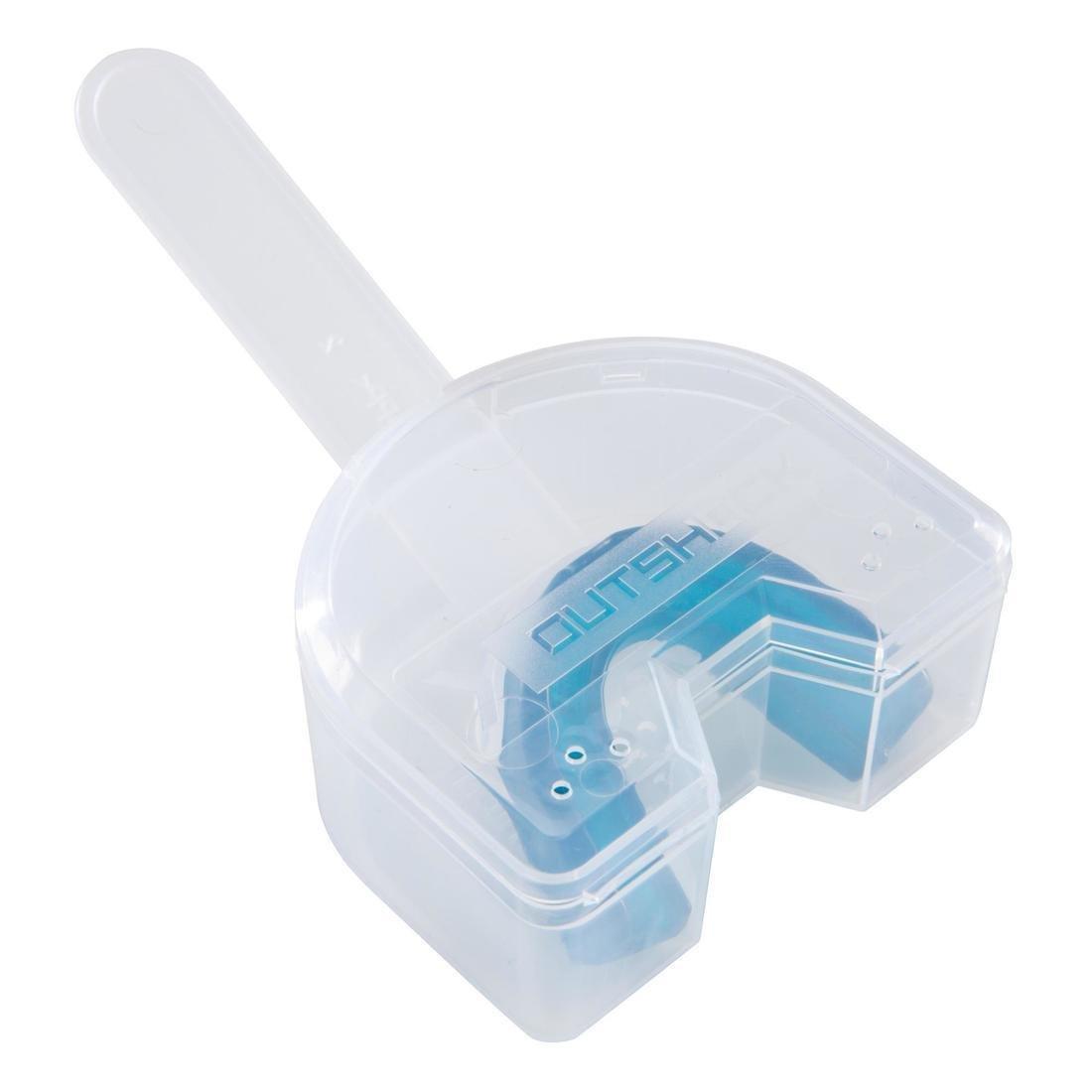 AZURE BLUE Kids' Boxing and Martial Arts Mouthguard - Clear, No Color, large image number 12