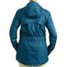 QUECHUA - Women's Country walking waterproof jacket NH500 Imper, Dark Petrol Blue